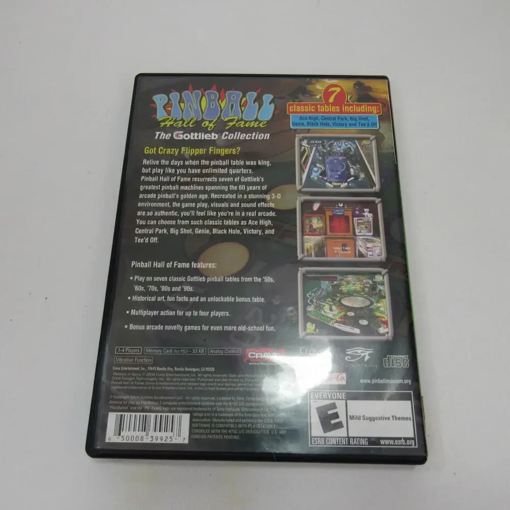 Pinball Hall of Fame: The Gottlieb Collection (PlayStation‎ 2, 2004)